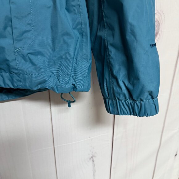 The North Face Resolve 2 Women’s Large Teal DryVent Rain Jacket EUC - Picture 5 of 12